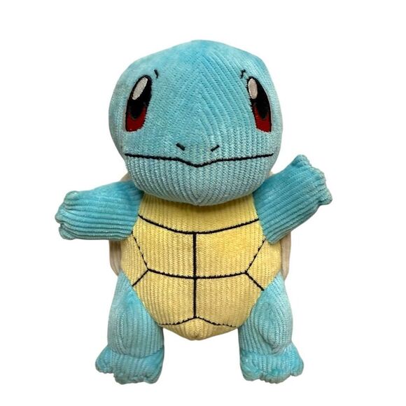 Pokémon 8" Corduroy Squirtle Plush Stuffed Animal Toy Limited Edition - Picture 1 of 5